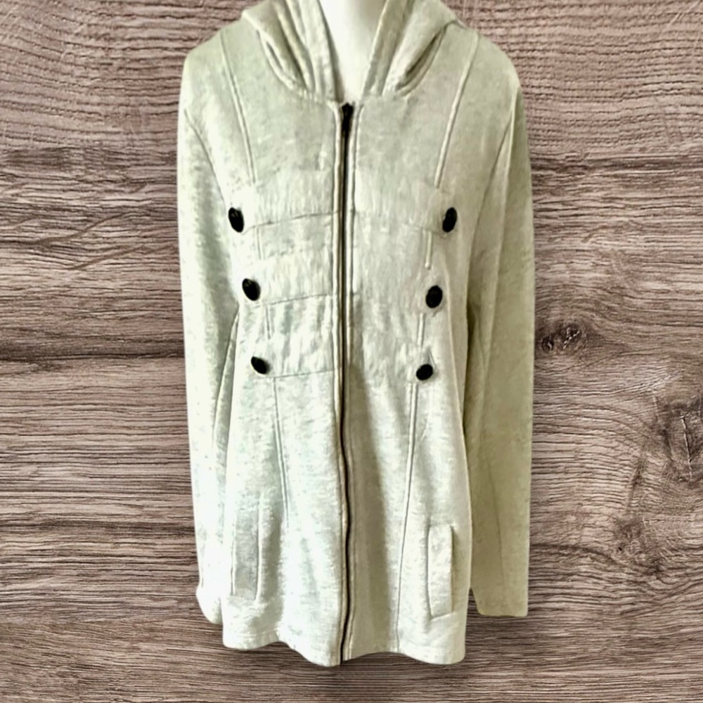EUC! TORRID SOFT CREAM JACKET - Picture 2 of 8